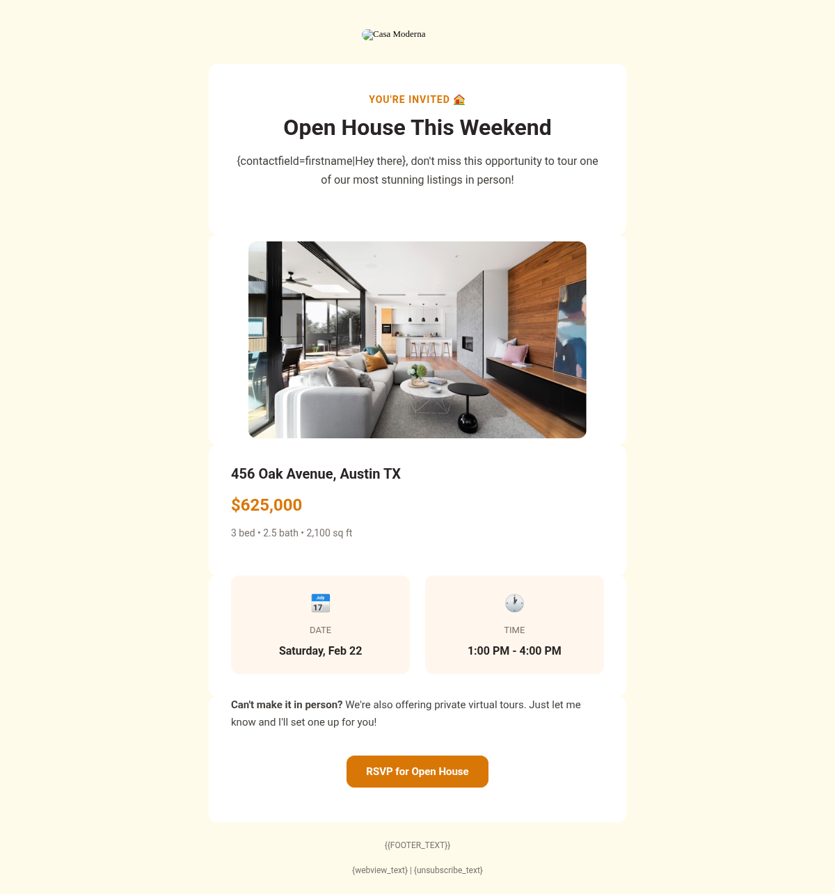 Casa Moderna Open House