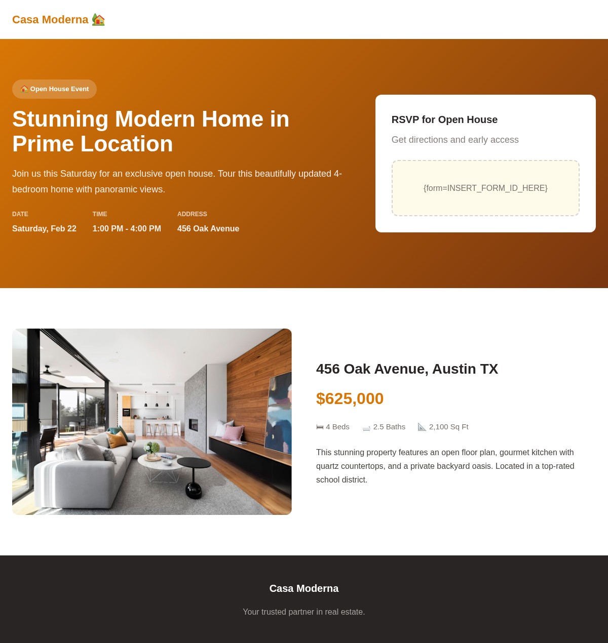 Casa Moderna Open House 1