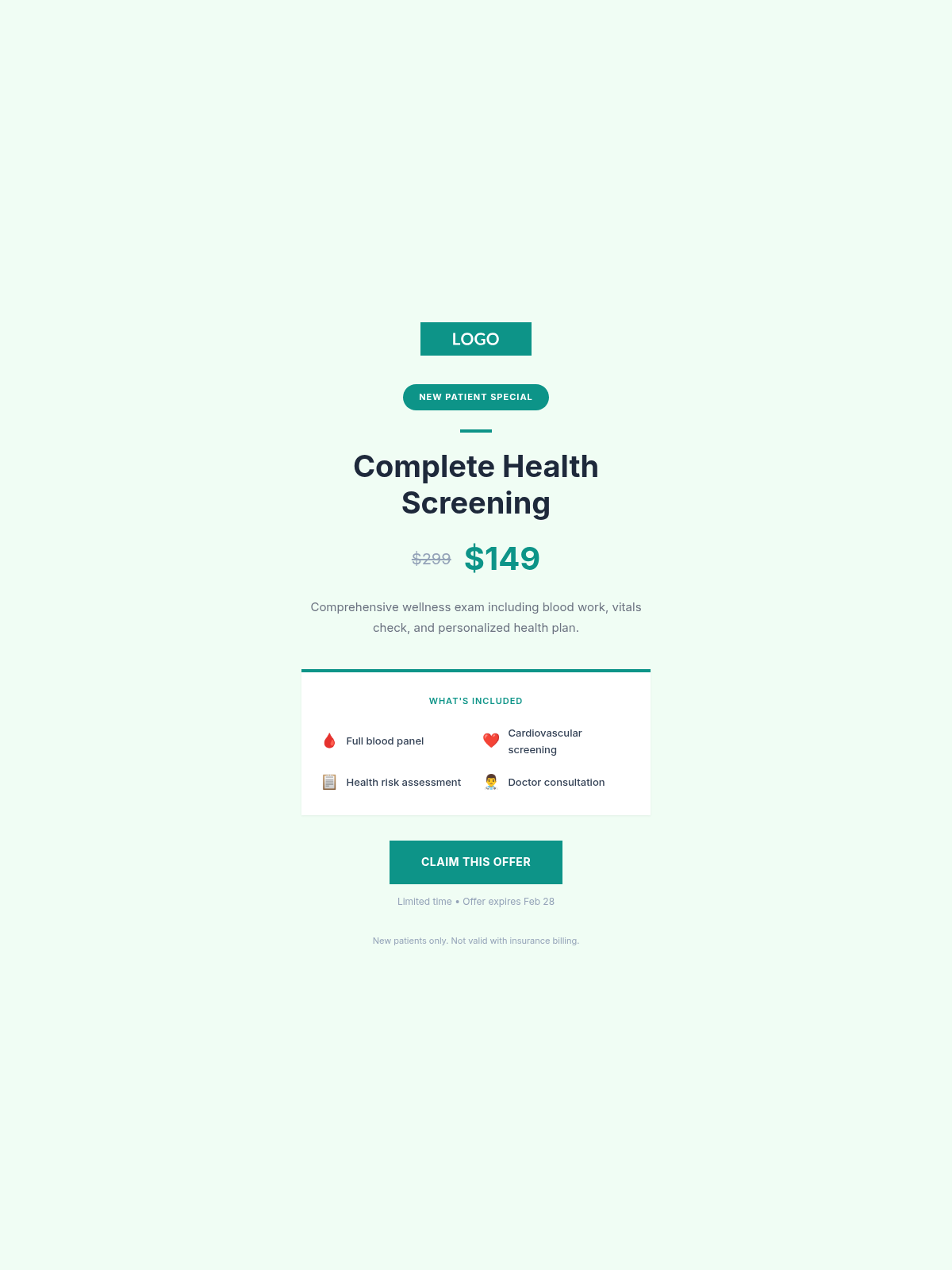Vita Health Promo - Email Template Preview