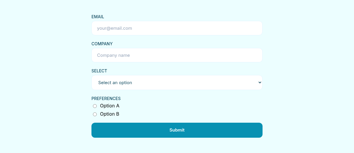 Wanderlust Voyages Form - Email Template Preview